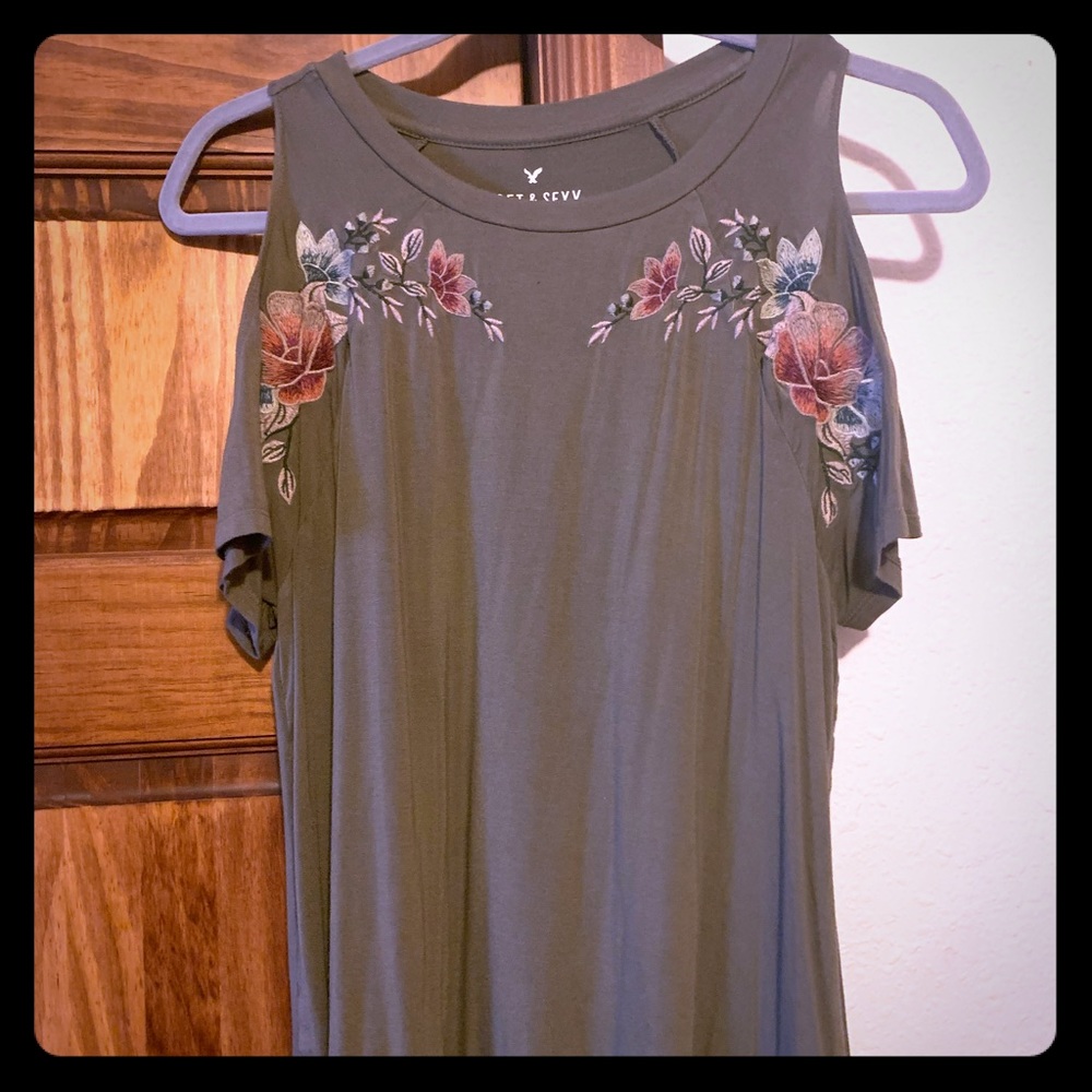 Olive green shirt